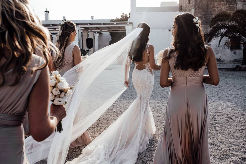 Bridal Party in Masseria