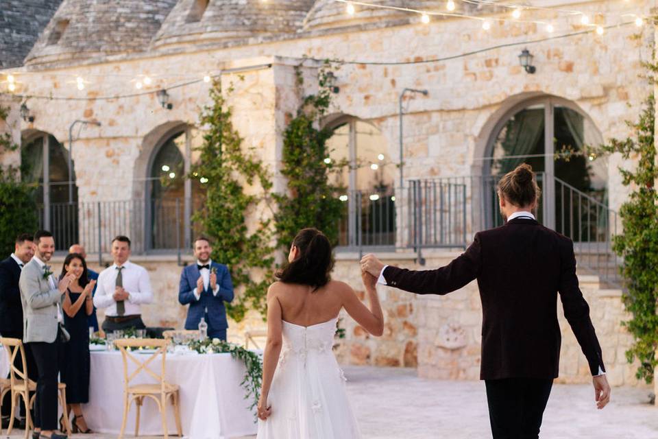 Bride and Groom in Masseria