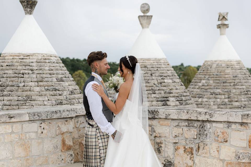 Trulli Scottish Wedding