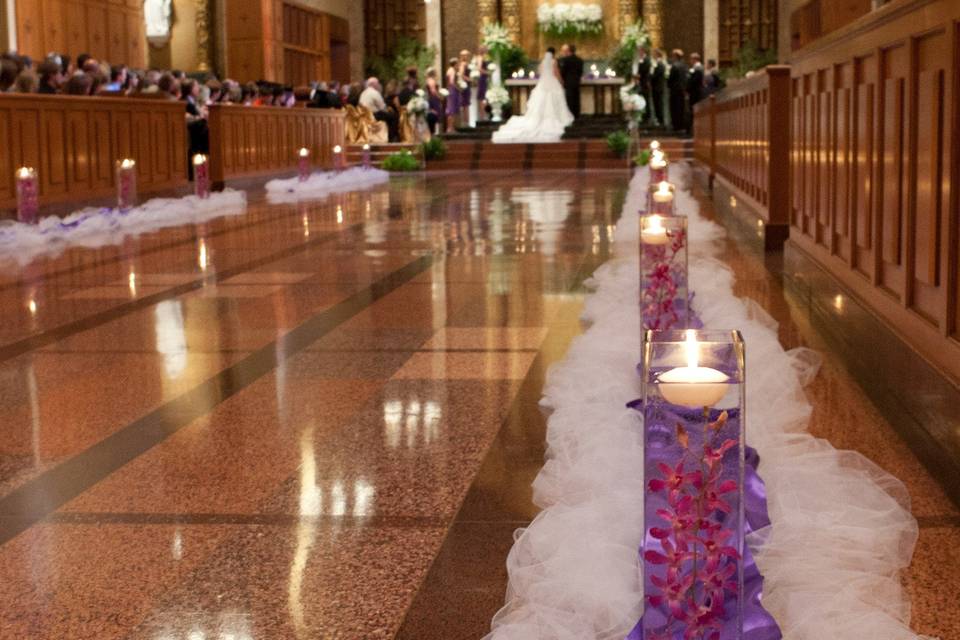 Wedding aisle