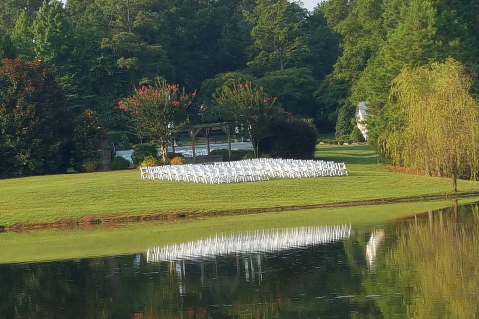 Lakeside ceremony