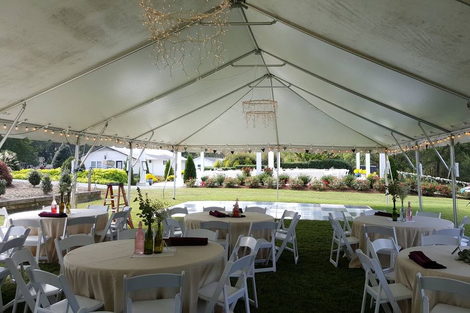 Tent reception