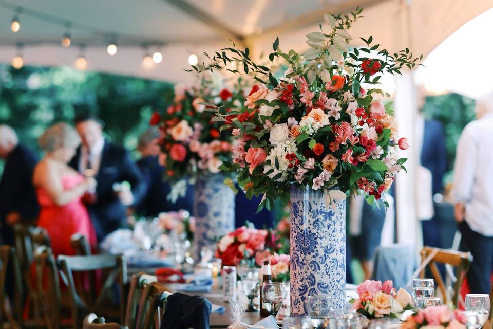 Tented Backyard Reception