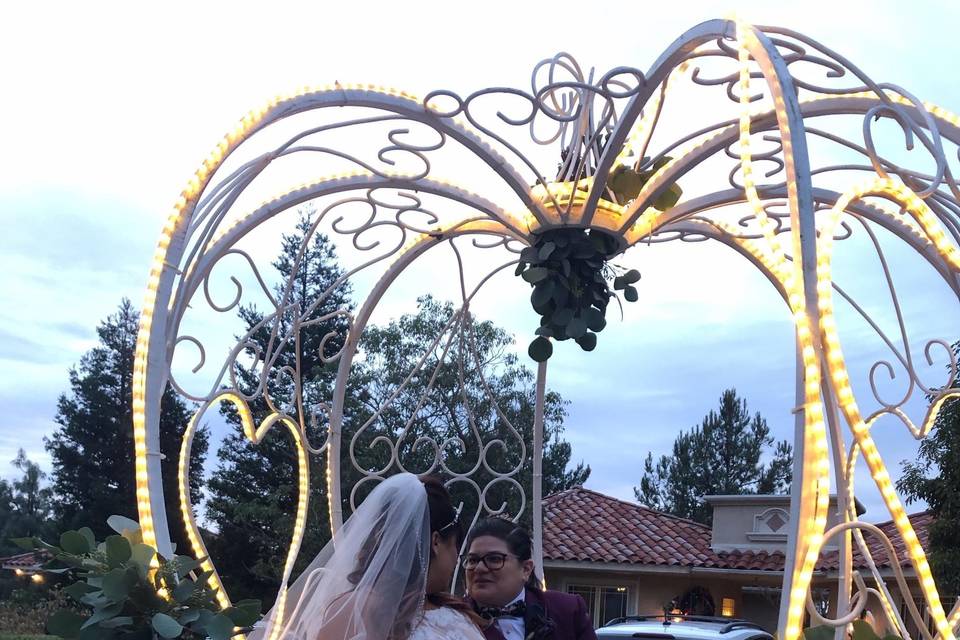 The happy couple