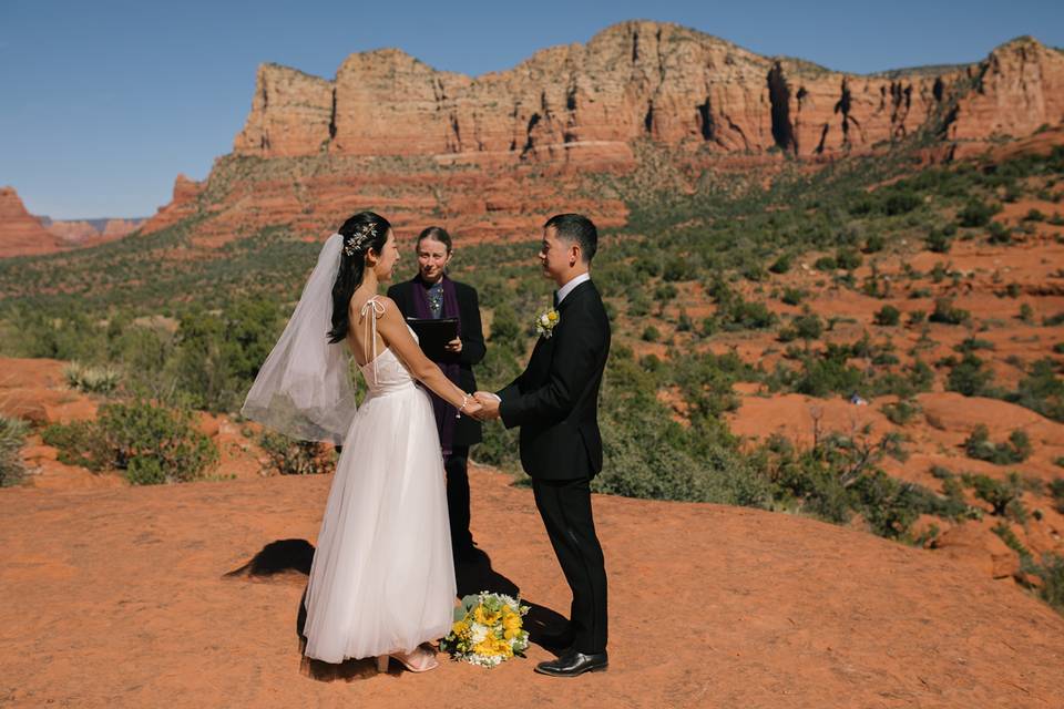 Couple on Bell Rock