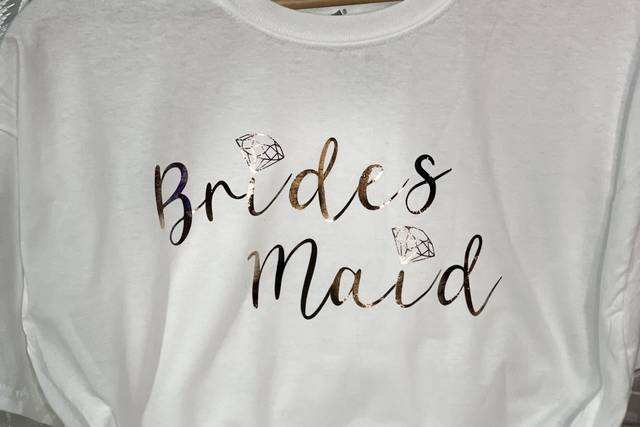 Custom Bridesmaid Shirt