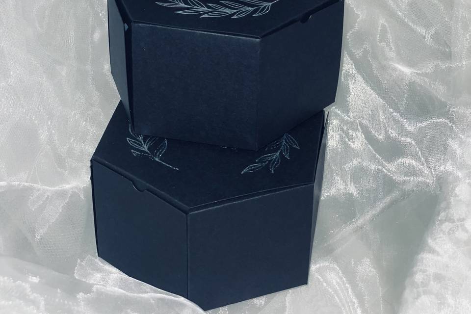 Personalized wedding favor box