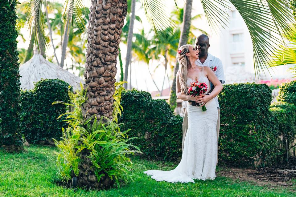 Hyatt aruba wedding photo