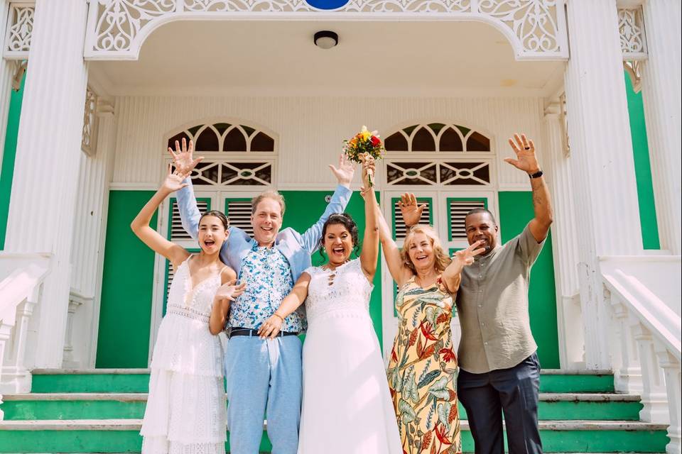 Aruba civil wedding photos