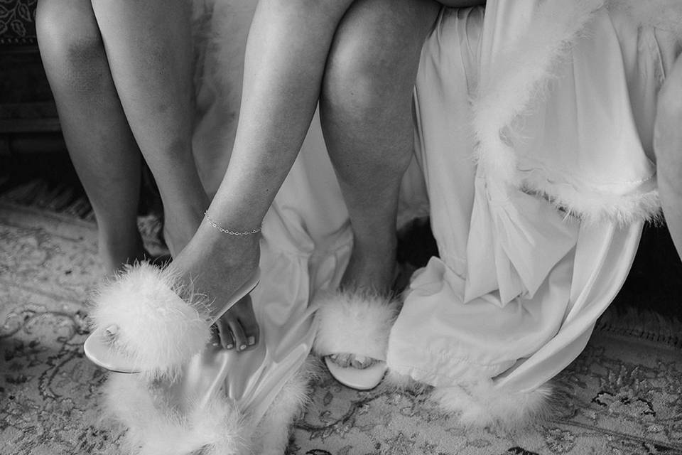 Getting Ready in B & W
