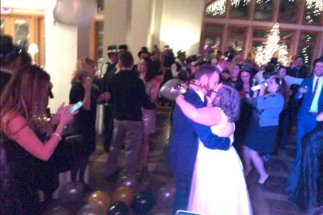 In full swing