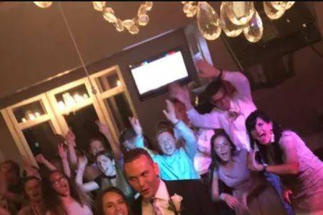 Enjoying the party