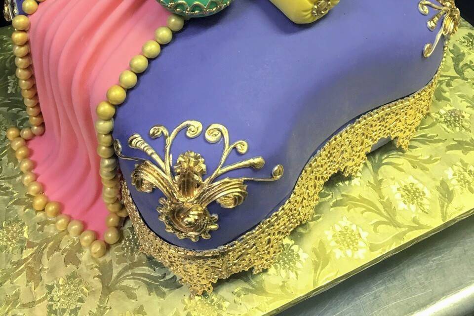 Indian Wedding Pillow cake