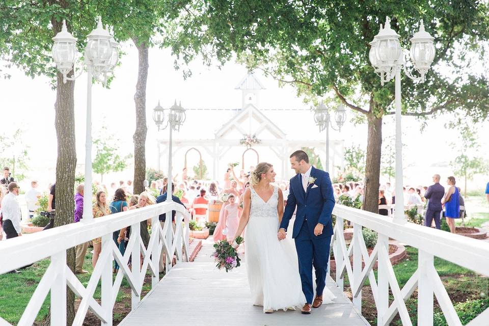 Bridge leading to ceremony