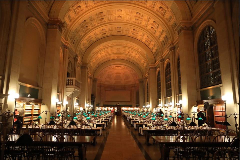 Boston Public Library Wedding