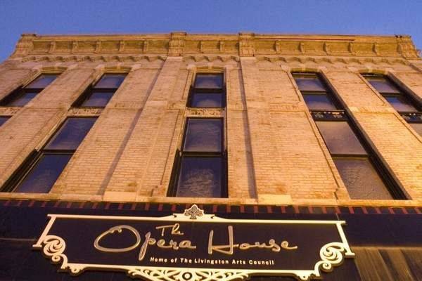 Exterior view of Howell Opera House