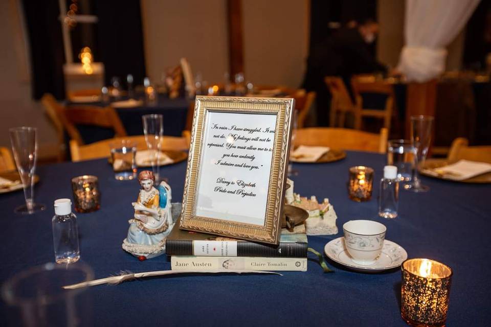 Book Themed Centerpieces