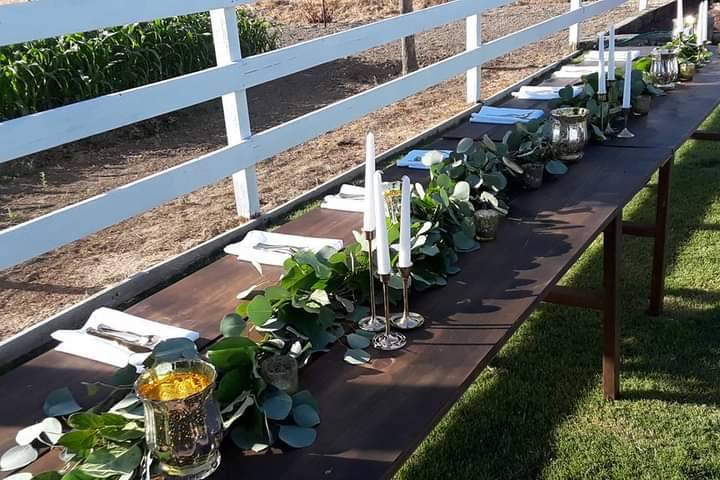 Bridal Party Table Atwater Ca