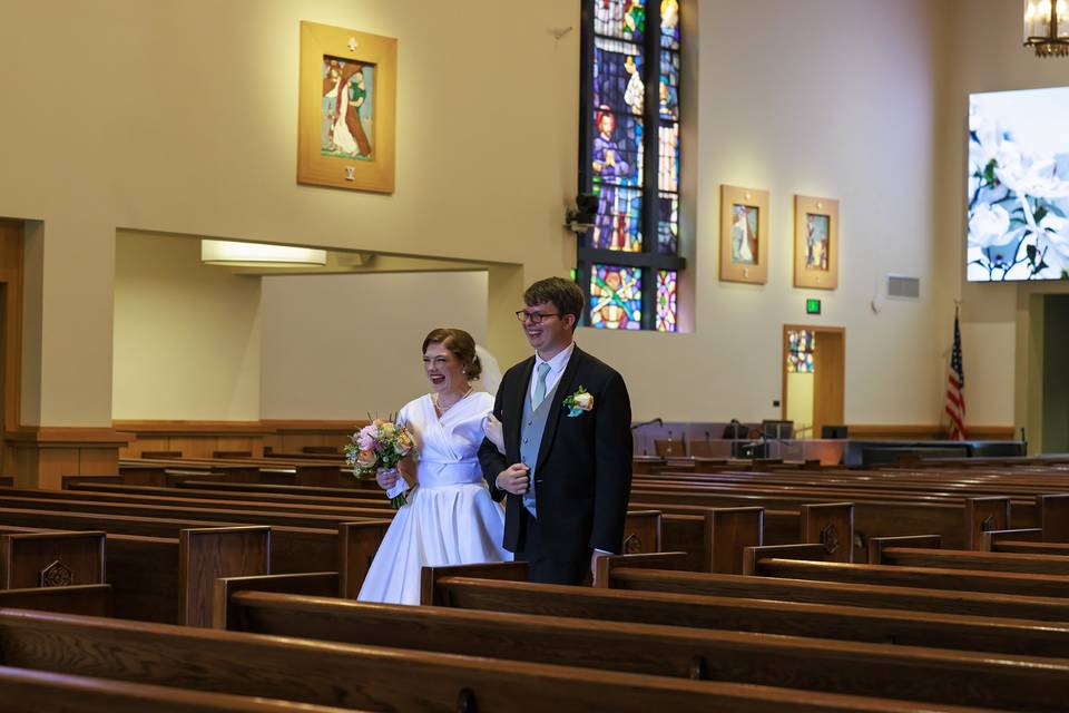 Manhattan Beach church wedding