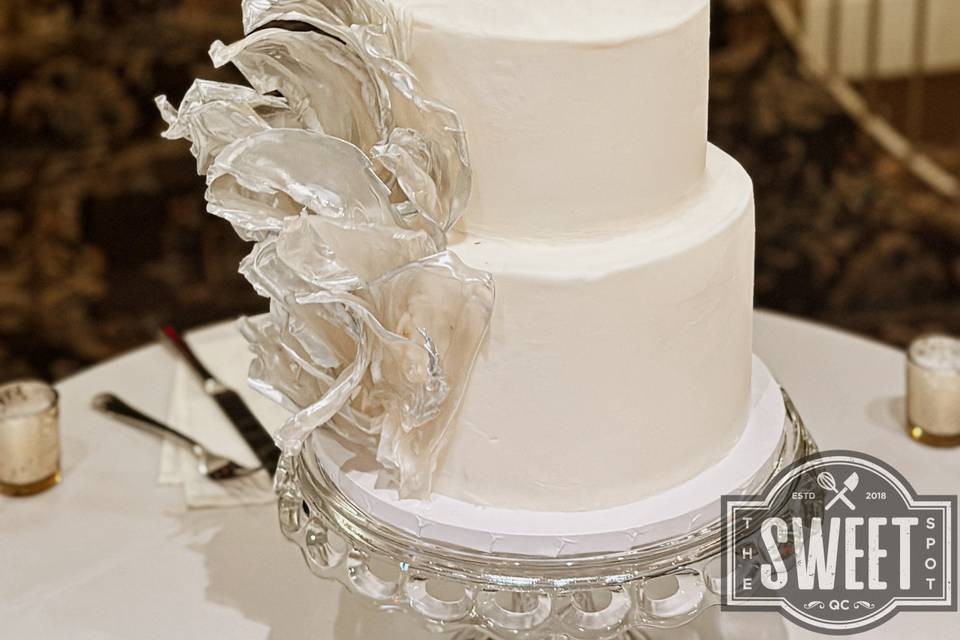 Sail wedding cake