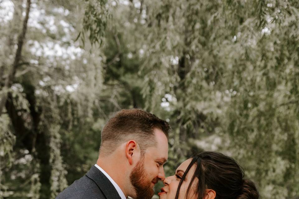 Silly bridal portraits.