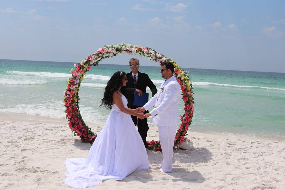 Fully Decorated Outdoor Arch