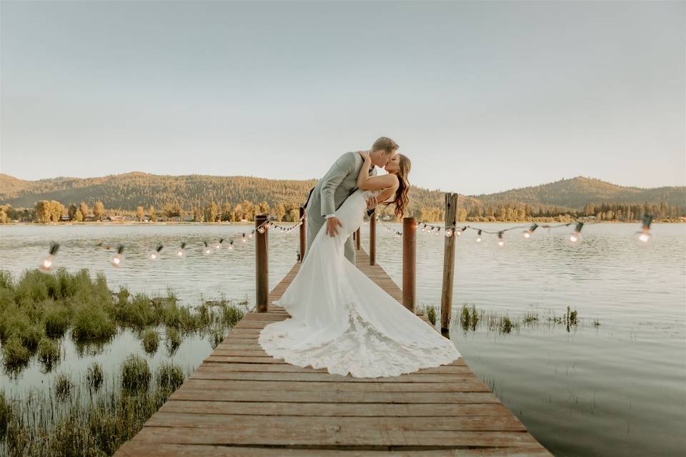Lake wedding