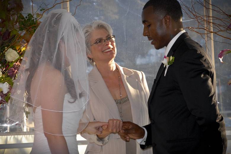 Indoor wedding ceremony