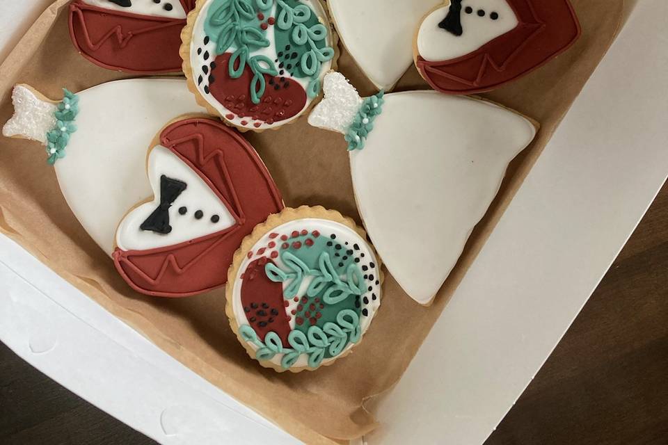 Custom Wedding Cookies