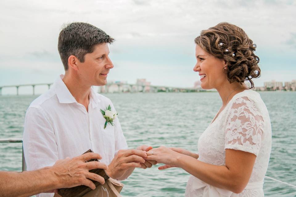 Wedding on the water