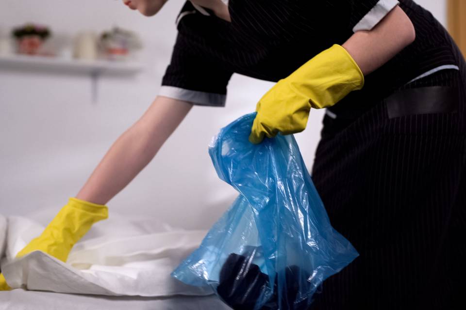Professional clean after the event