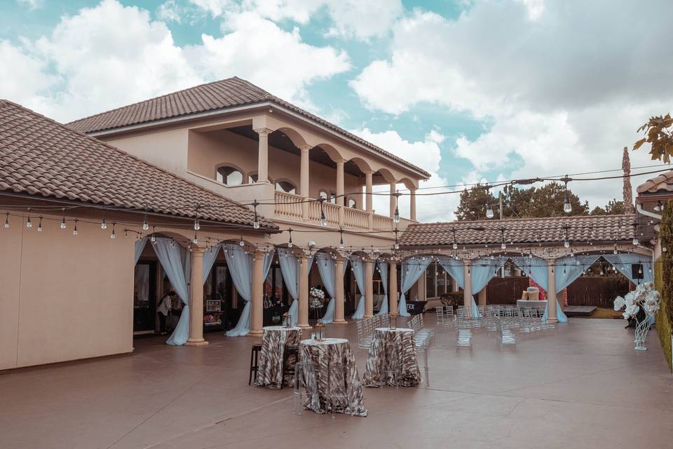 Outdoor courtyard