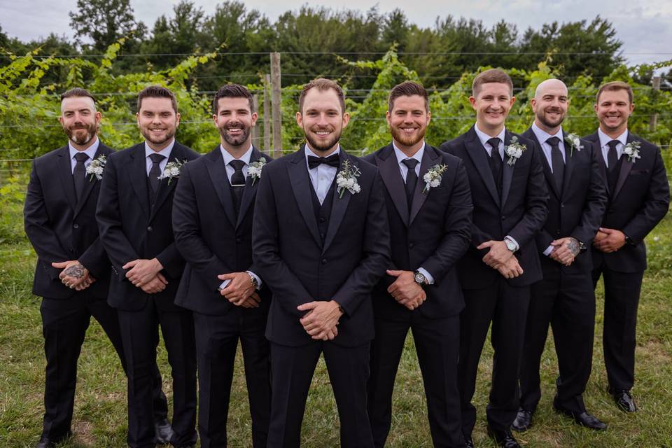 Groom and Groomsmen