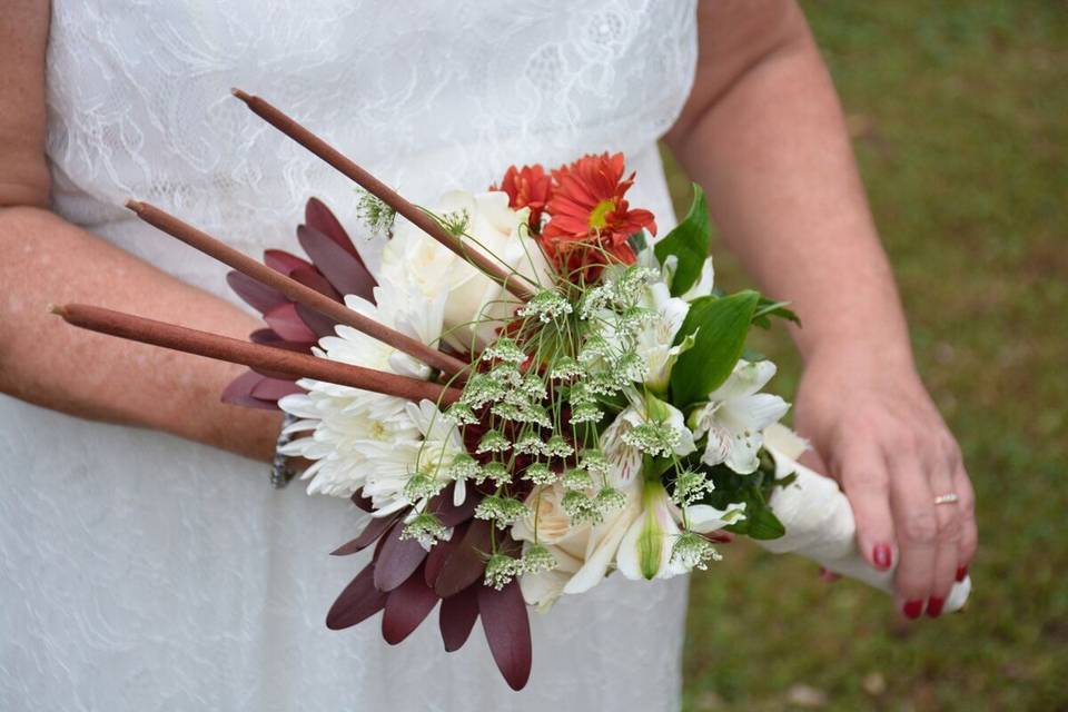 DIY bridal bouquet