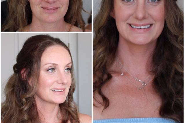 Michelle, etheral makeup look for her wedding in Marin.