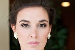 Jessica's wedding, Naturally defined look with a soft pink lip.
