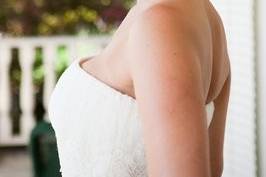 Jessica's wedding, Naturally defined look with a soft pink lip.