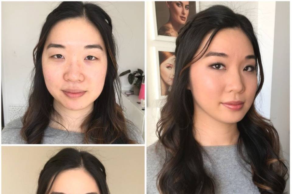 Jade's makeup trial for her upcoming wedding.