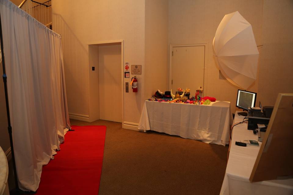 Red Carpet Experience setup