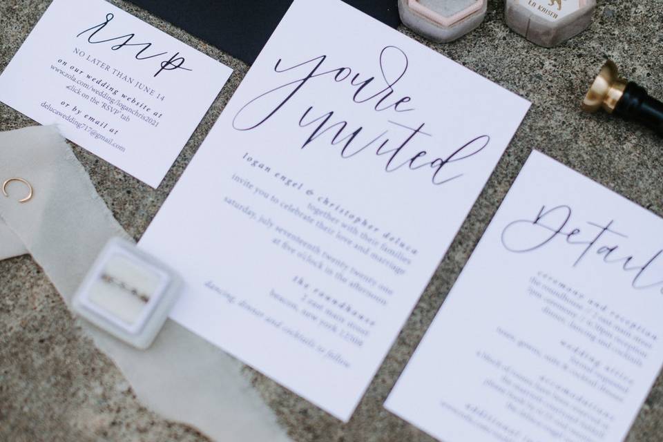 Elegant invitations