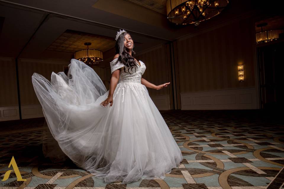 Bridal Portrait in Piedmont