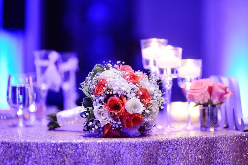 Bouquet on a table