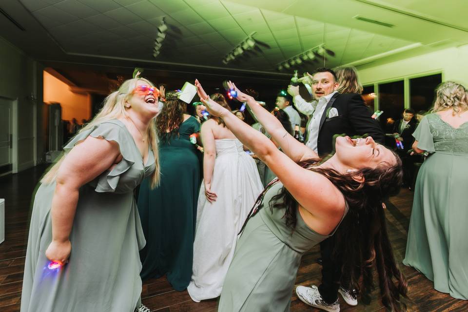 Dance and fun at the reception