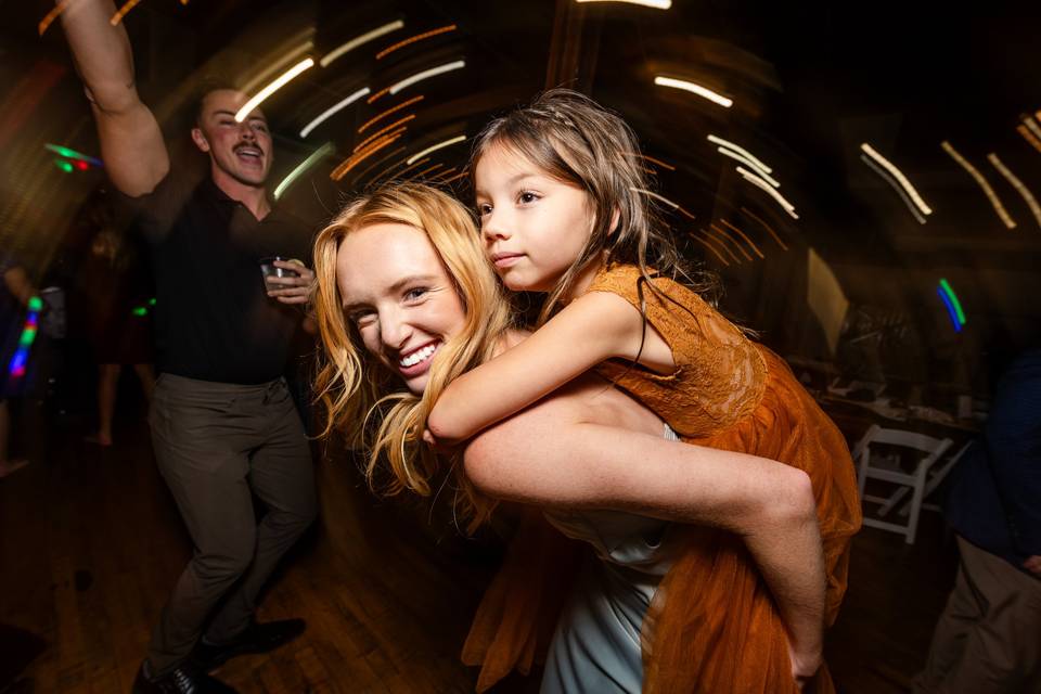 Dance and fun at the reception