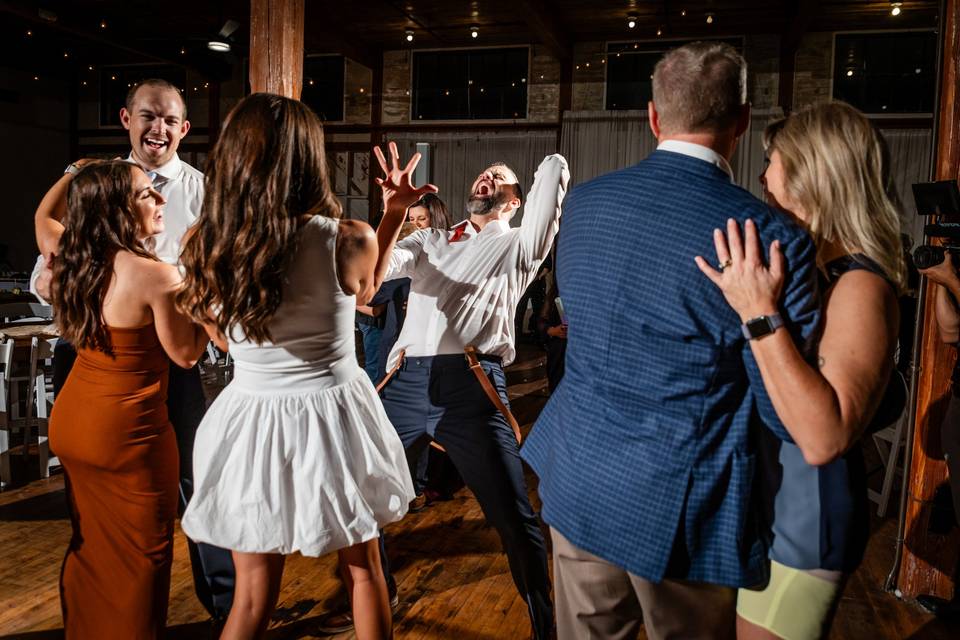 Dance and fun at the reception