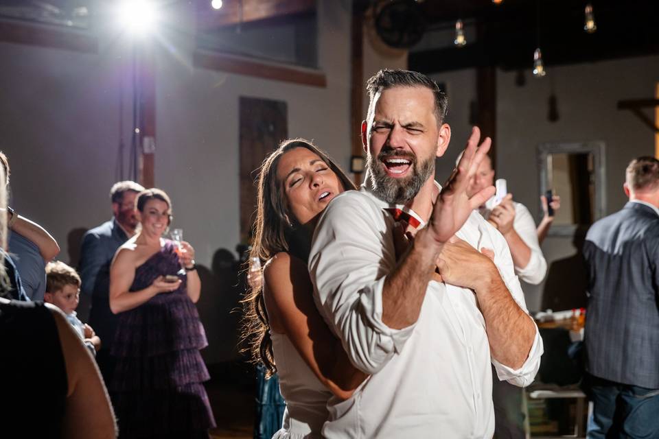 Dance and fun at the reception