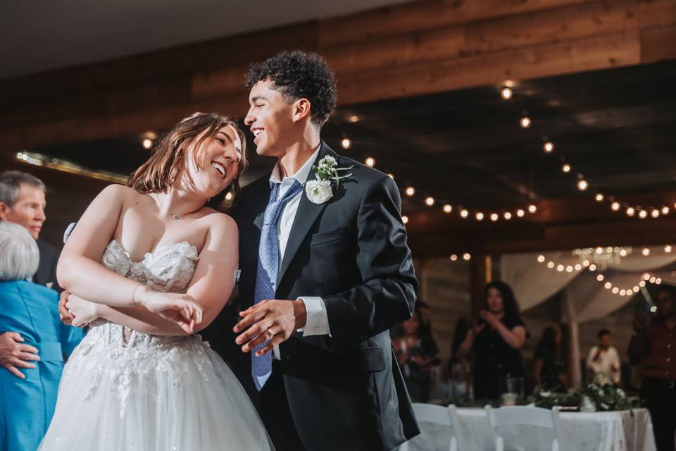 Dance and fun at the reception