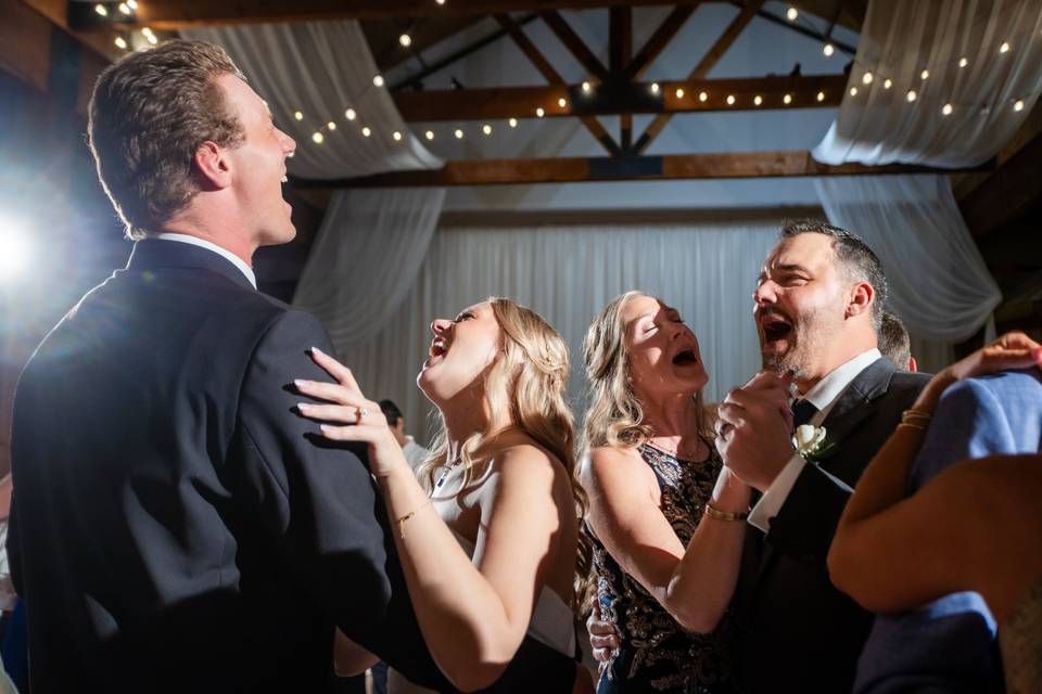 Dance and fun at the reception