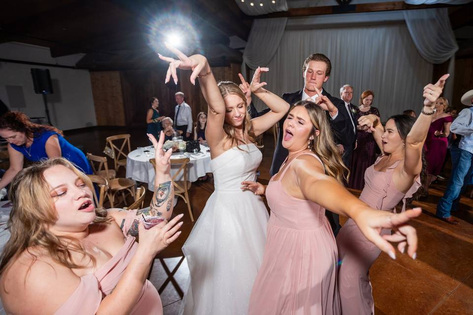 Dance and fun at the reception
