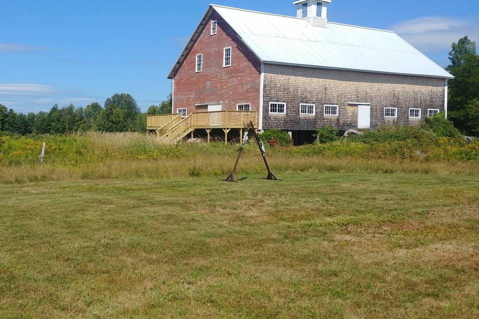 Back of the barn